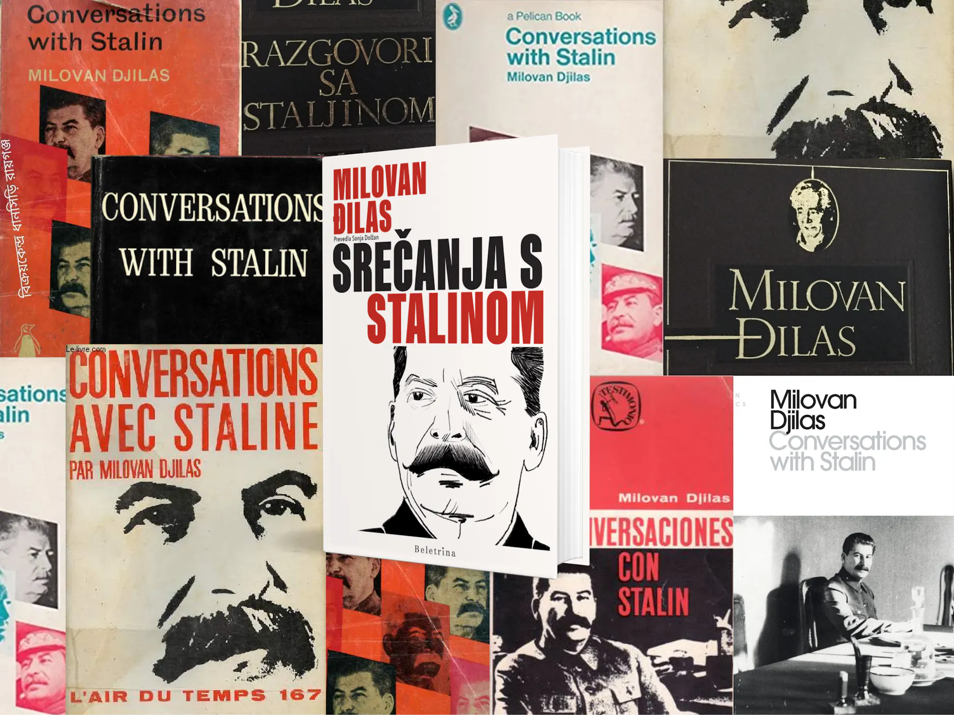 Naslovnice knjige Srečanja s Stalinom